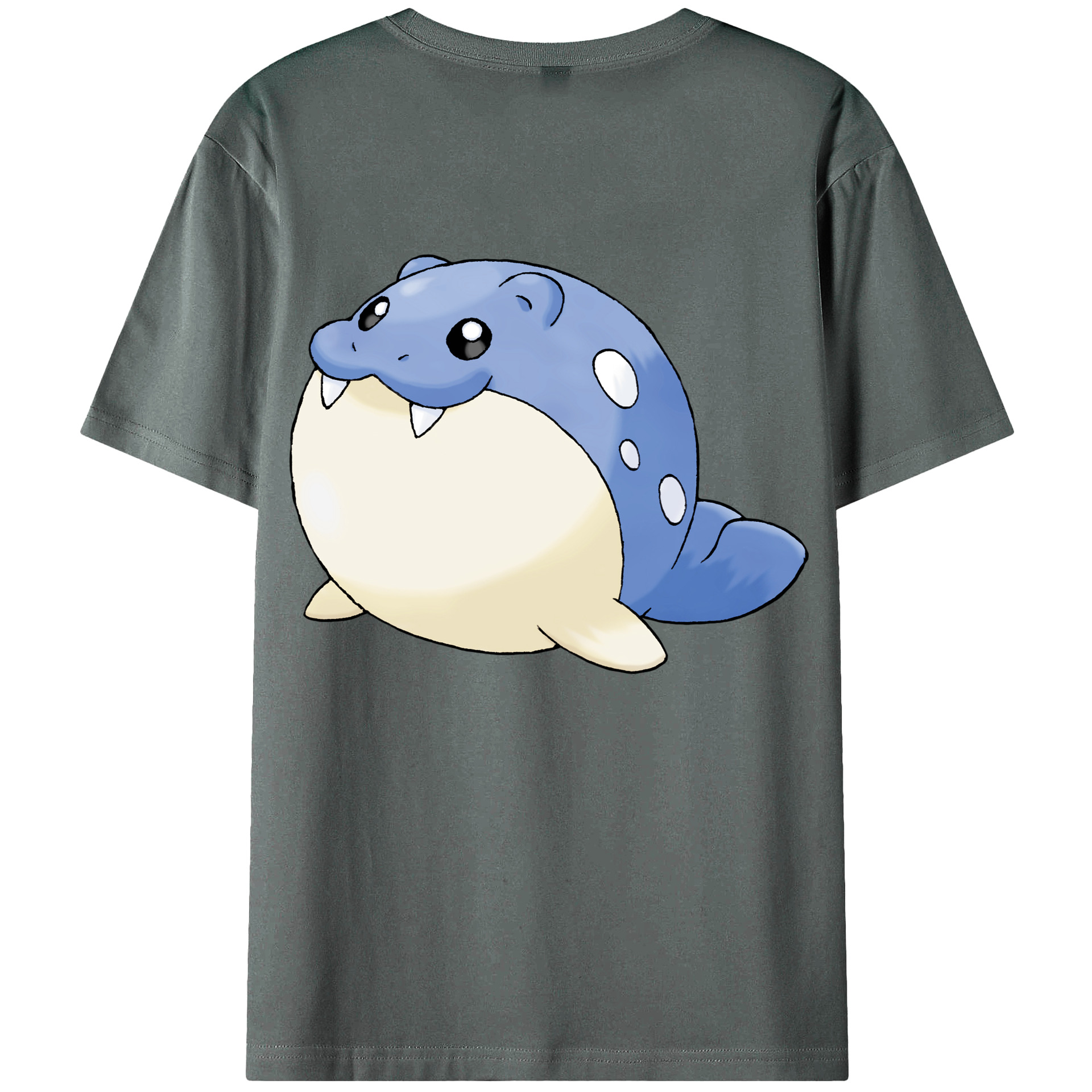（画像用） ポケットモンスター Pokémon 綿100％ メンズ半袖Tシャツ（バックプリント） 通気性